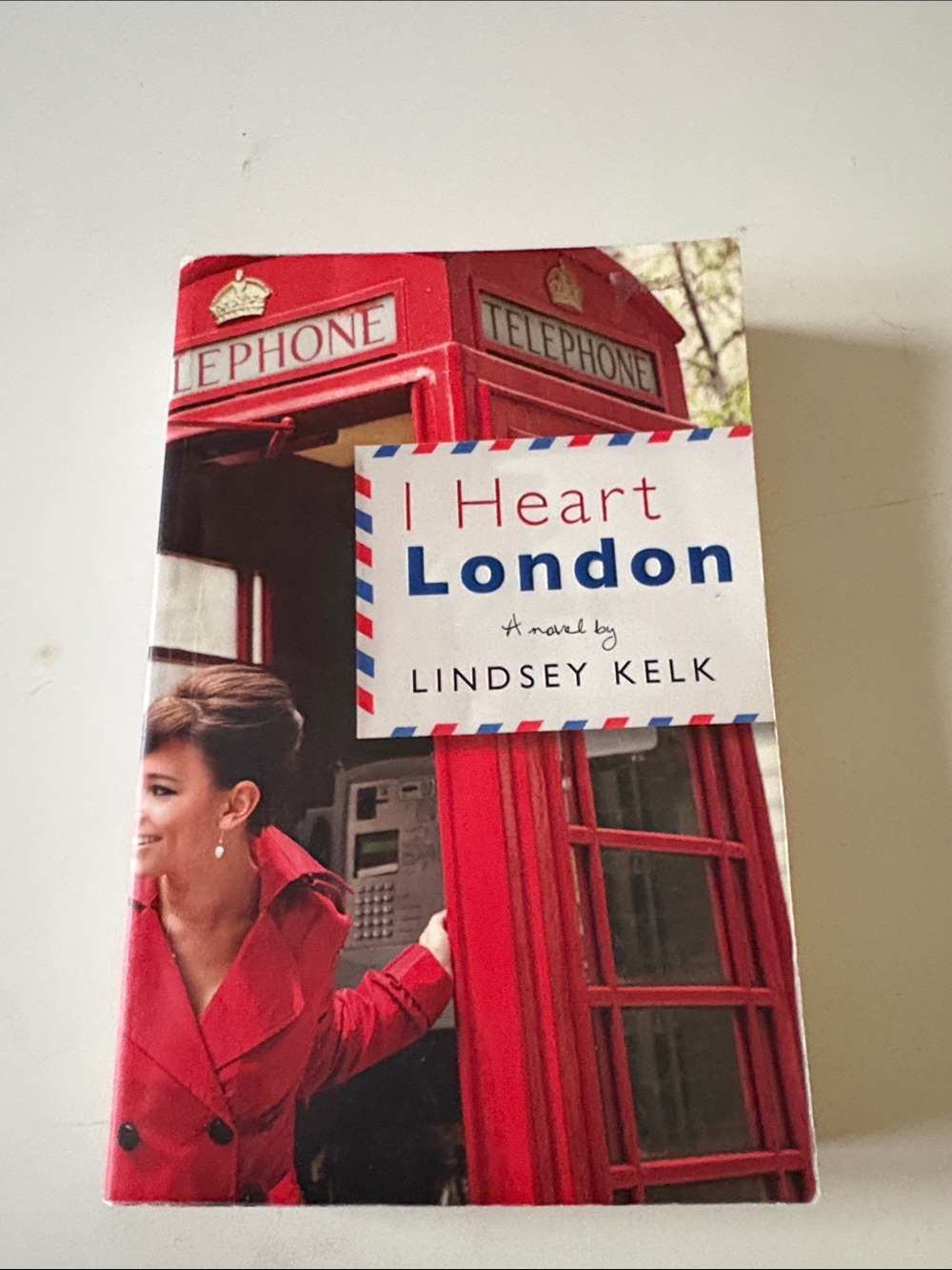 "I Heart London" Decorative Book Accent in Red